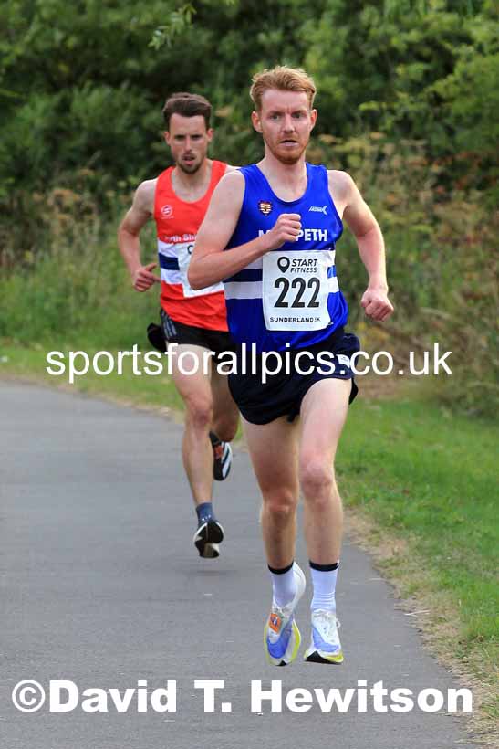 Mens 2022 Sunderland 5k Road Races, Silksworth, Sunderland, Thursday, july 21st, Photo: David T. Hewitson/Sports for All Pics